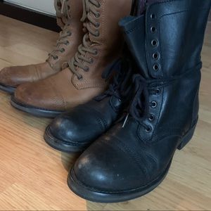Combat boots 2pairs. OFFER :)